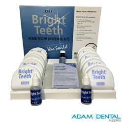 PDS Bright Teeth Kit Home Tooth Whitening 10% Gel 8 Sets