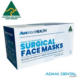 Australian Made Level 3 EarLoop Face Masks 4-Ply 50/pk