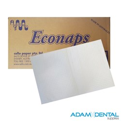 Cello Econaps Dental Bibs 4Ply 208 x 280mm -White 1000pk