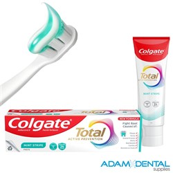 Colgate Toothpaste Total Mint Stripe 115g x 12