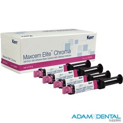 Maxcem Elite Chroma bulk pack Clear syringe 5gx 4 & 32 tips