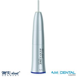 Mk-Dent  Eco Line Straight Handpiece Blue 1:1 Non Optic with Water
