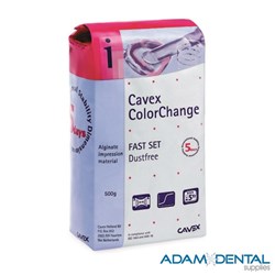 Cavex Colour Change Alginate Fast Set 500 gm