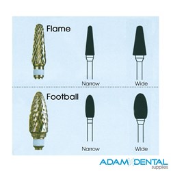 Acrylic Trimming Burs 1/pk