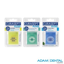 Curasept Dental Floss Range with Chlorhexidine 6/pk