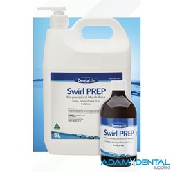 Dentalife Swirl Prep Hydrogen Peroxide 1% Mouth Rinses