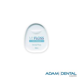 Myfloss Waxed Mint Dental Floss 50m