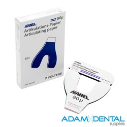 HANEL Articulating Paper Blue Double U Shape 80u 72 sheets