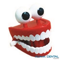 Large Chattering Teeth Kids Dental Toys 12/pk