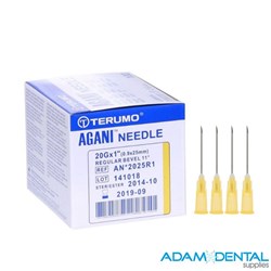 Terumo Agani Hypodermic Needles 20G x 25mm 100/pk