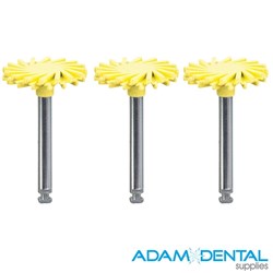 JIFFY Polisher Natural Medium Spiral Wheel Pack of 3