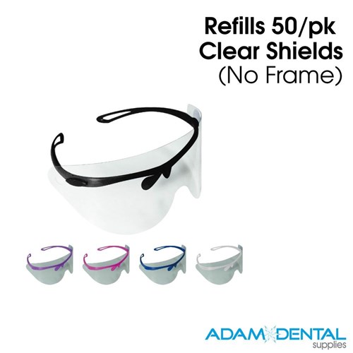 Refills 12/pk Shields (No Frame) Clear