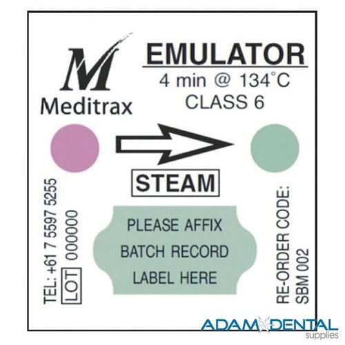 Meditrax Emulators Integrator Labels Class 6 400/pk