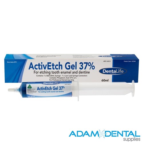 Dentalife Dental ActivEtch 37 Enamel & Dentin Etching Gel & Solution