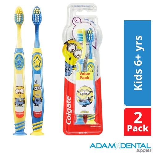 Colgate Kids Minions Double Toothbrushes 6+ years 6/pk