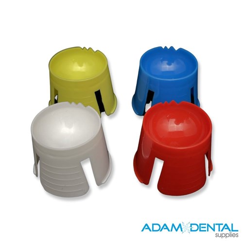 100 Pack Multi-Color Disposable Dappen Dishes – Dental Mixing Wells, PD01