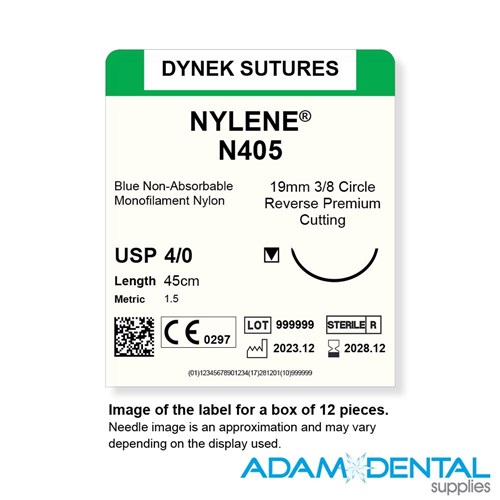 4/0 45cm 12/pk 19mm 3/8 Circ RC Premium