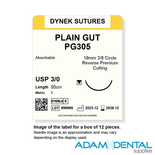 3/0 50cm 12/pk 19mm 3/8 Circ RC Premium