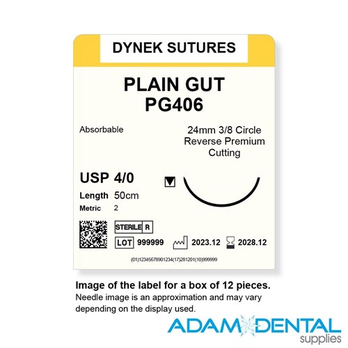 4/0 50cm 12/pk 24mm 3/8 Circ RC