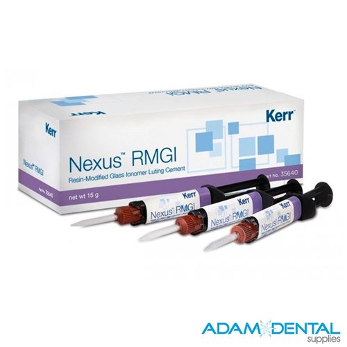 Nexus RMGI Resin Modified GIC Kit 3 x 5g Dual Syringes