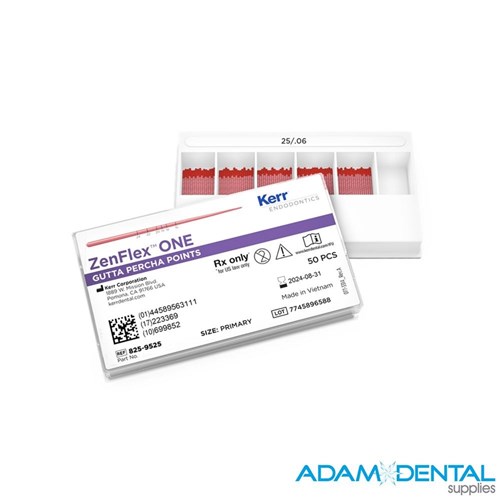 ZenFlexOne Gutta Percha Points Pack of 50 .25/.06