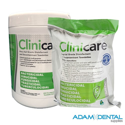 Clinicare Hospital Grade Disinfectant Canisters,