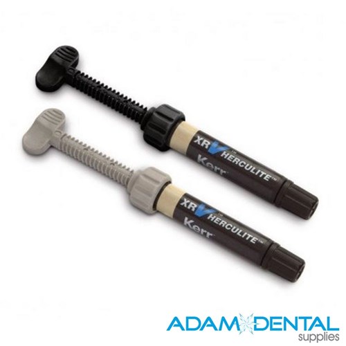 Herculite XRV microhybrid composite syringe and Unidose tips by Kerr Dental – premium restorative material for Australian dental clinics