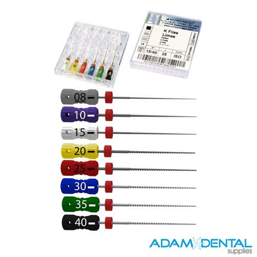 GenEndo K Files 21mm Various Sizes