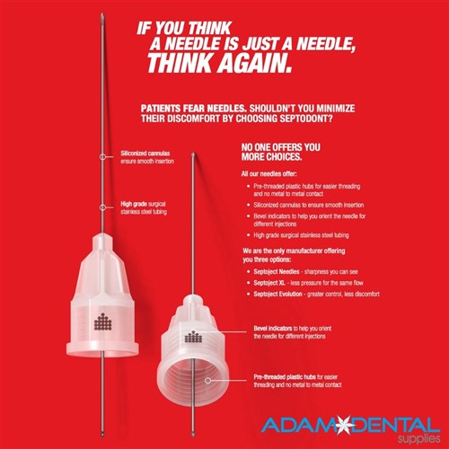 Septoject XL Premium Dental Needles