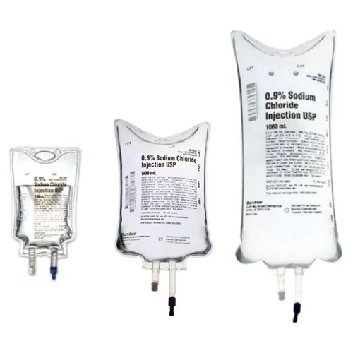 Baxter 0.9% Sodium Chloride Saline IV Intravenous Bags