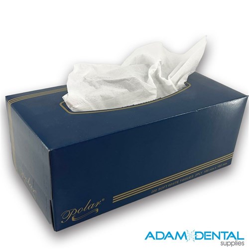 Polar Facial Tissues 200pk 24 Boxes/Case