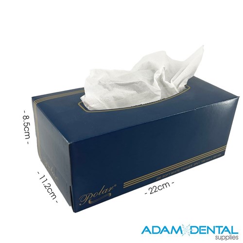 Polar Facial Tissues 200pk 24 Boxes/Case
