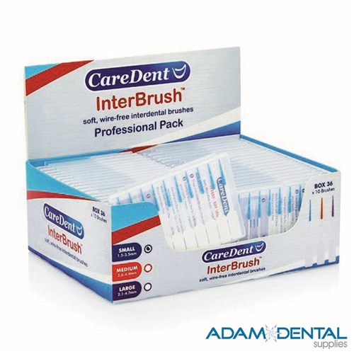 Professional Pack Small Blue 10 Brushes x 36 packs