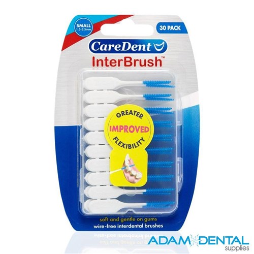 Retail Pack Small Blue 30 Brushes x 6 Packs