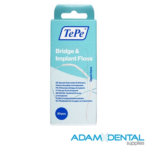 Tepe Bridge & Implant Floss Pack of 30