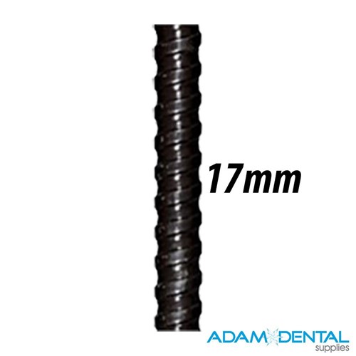 Large 17mm Spiral Black