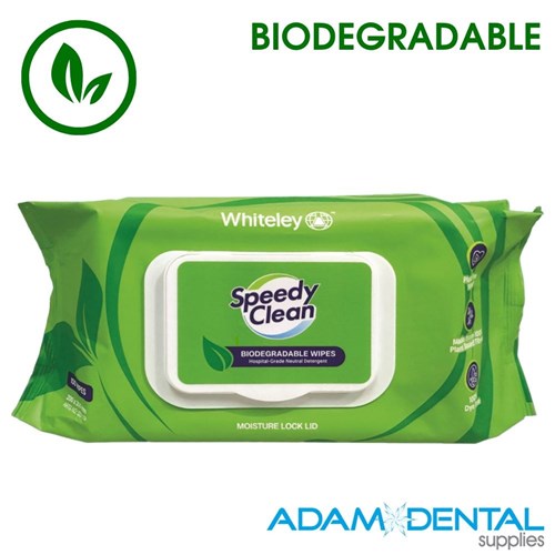 Whiteley Speedy Clean Wipes Biodegradable - Flatpack 100