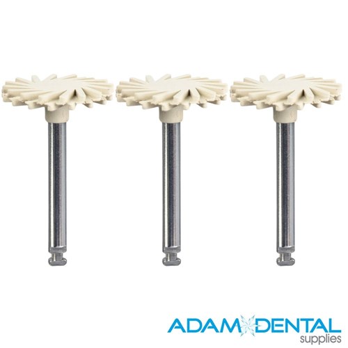 JIFFY Polisher Natural Fine Spiral Wheel Pack of 3