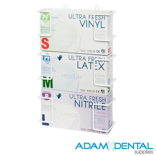 Triple Frame Disposable Glove Dispenser Metal Wire Frame