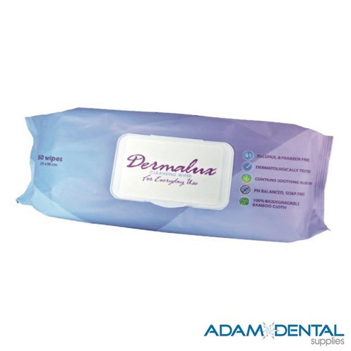 Dermalux Cleansing Wipes 50/pk