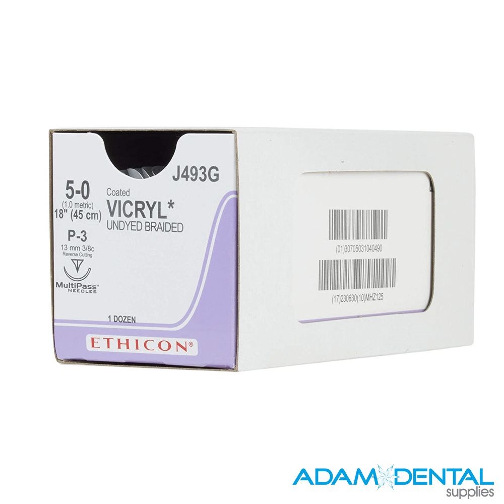 Ethicon Coated Vicryl Absorbable Sutures Premium Surgical Sutures at